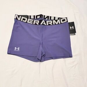 Under Armour Purple Athletic Shorts Soft Elastic Waistband